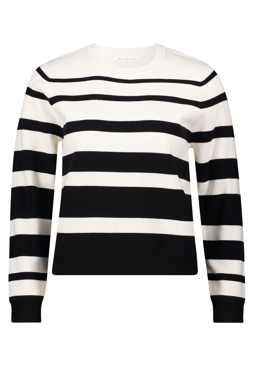 Betty&Co Strickpullover "Betty & Co Damen Strickpullover mit Streifen", (1 günstig online kaufen