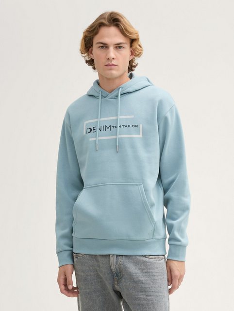 TOM TAILOR Denim Sweatshirt Hoodie mit Print günstig online kaufen