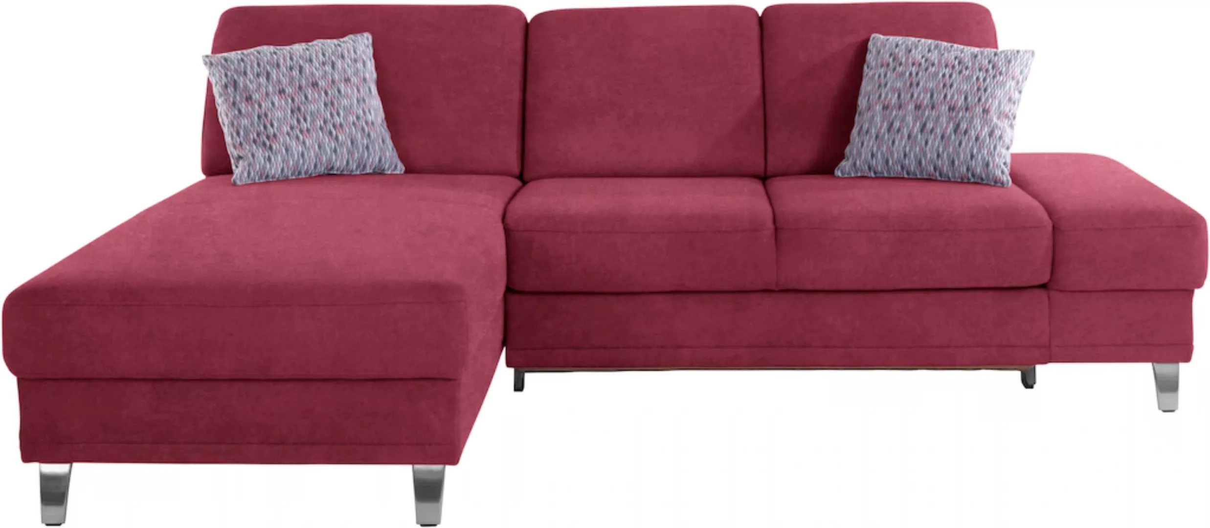 sit&more Ecksofa "Clio L-Form", wahlweise mit Bettfunktion oder Vorziehsitz günstig online kaufen