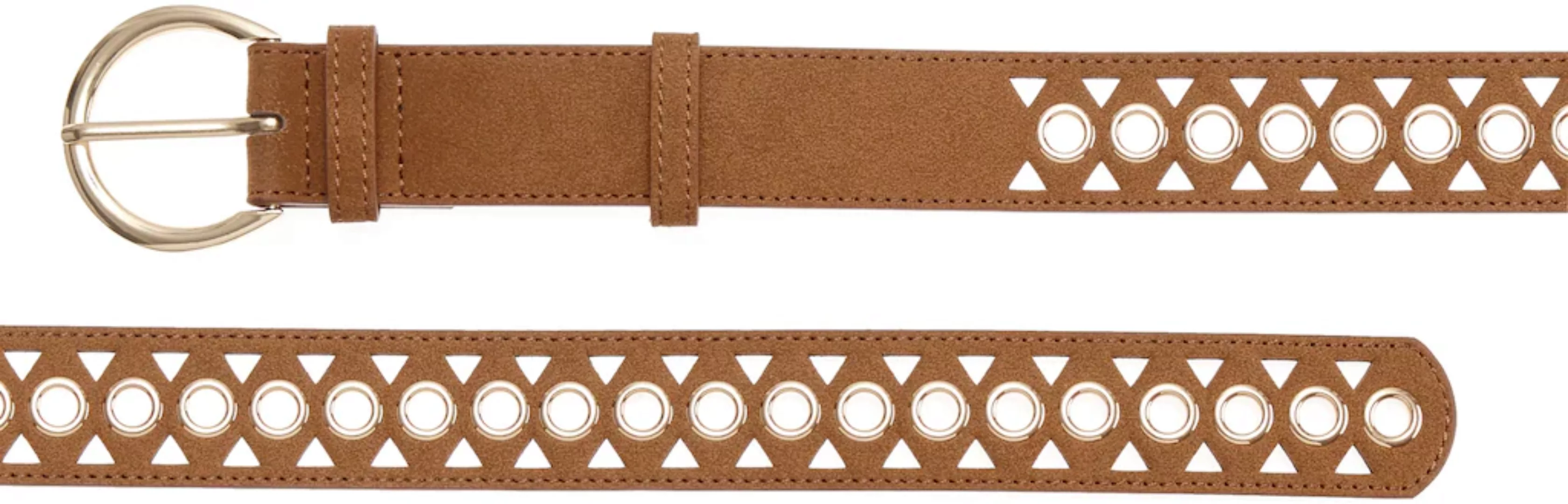 LASCANA Hüftgürtel "Hosengürtel", mit kleinen Cut-Outs, Gürtel, Jeansgürtel günstig online kaufen