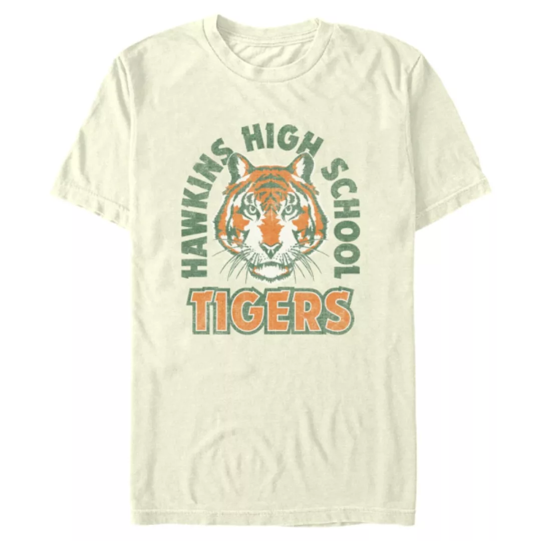 Netflix - Stranger Things - Hawkins High School Tigers Arch - Männer T-Shir günstig online kaufen