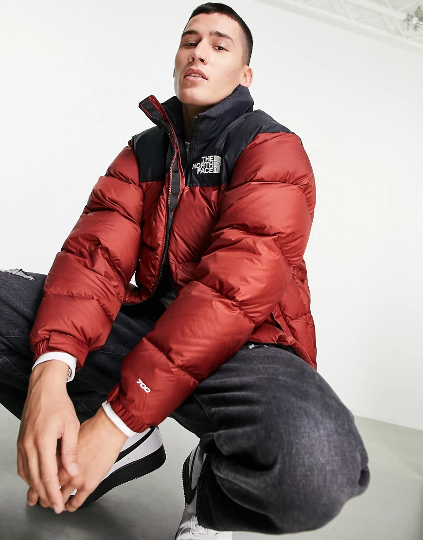 The North Face – 1996 Retro Nuptse – Jacke in Burgunderrot günstig online kaufen