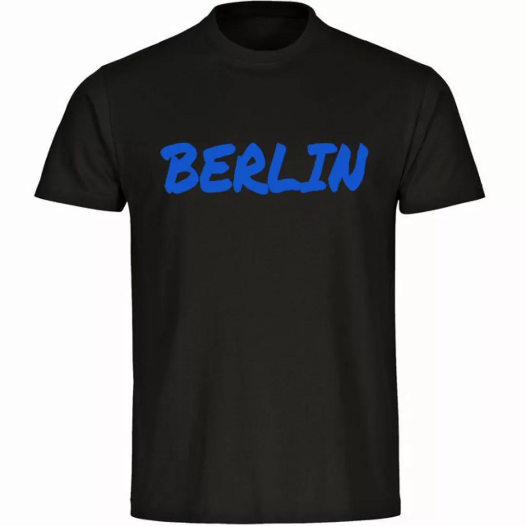 multifanshop T-Shirt Herren Berlin blau - Textmarker - Männer günstig online kaufen