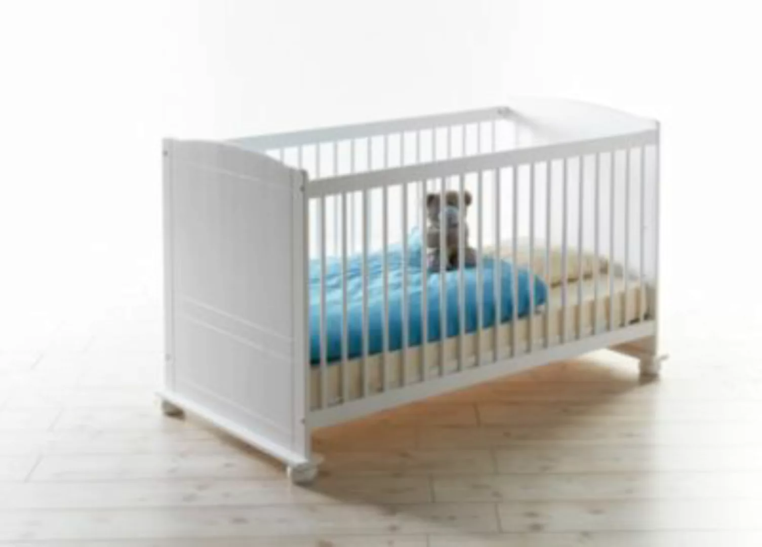 TICAA Babybett Gitterbett Adam Kiefer Weiß weiß Gr. 70 x 140 günstig online kaufen
