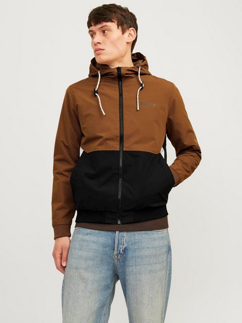 Jack & Jones Blouson "JJERUSH HOOD BOMBER NOOS", mit Kapuze, mit Logo Schri günstig online kaufen