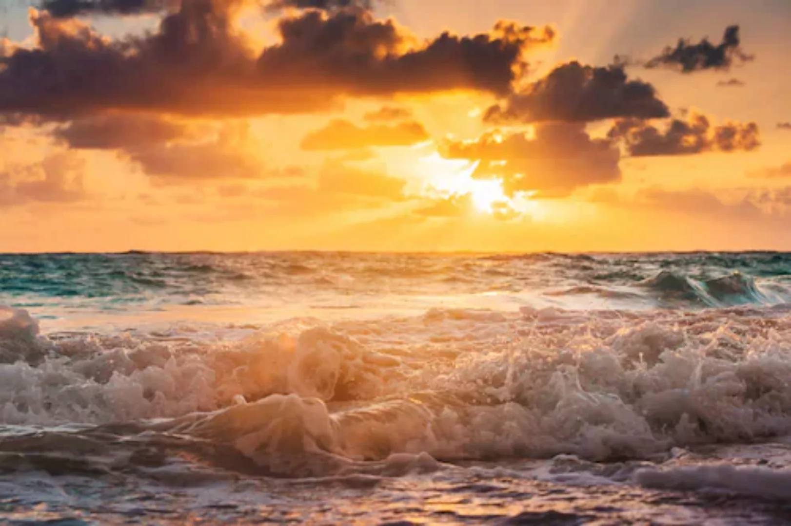 Papermoon Fototapete »Karibisches Meer Wolkenlandschaft« günstig online kaufen