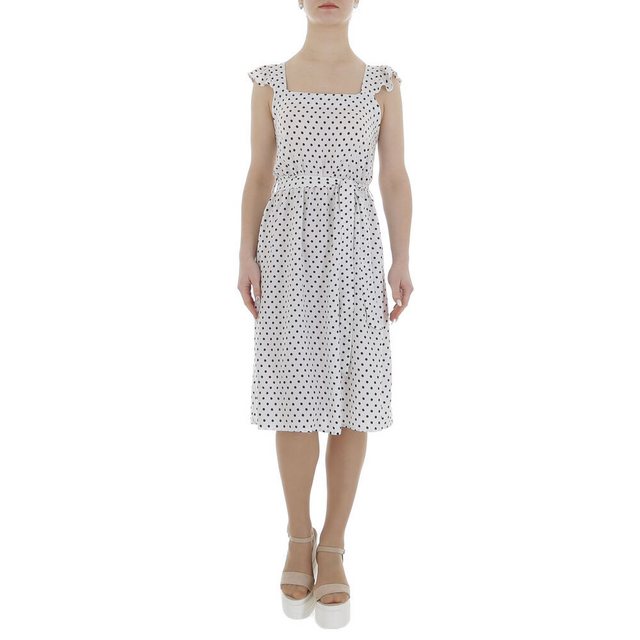 Ital-Design Sommerkleid Damen Freizeit (85941346) Rüschen Gepunktet Sommerk günstig online kaufen