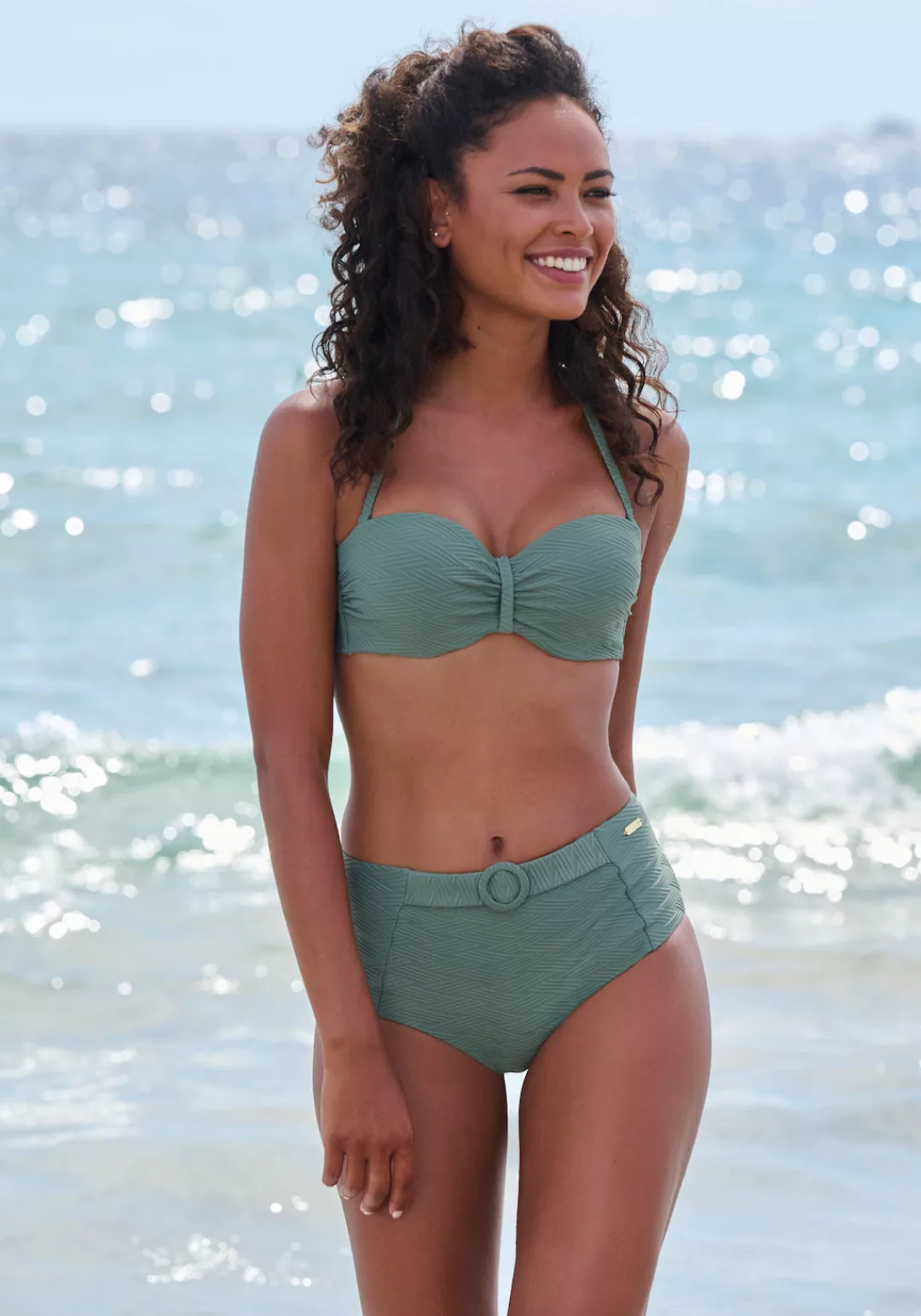 Sunseeker Bügel-Bandeau-Bikini-Top "Loretta", mit Strukturmuster günstig online kaufen