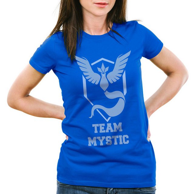 style3 T-Shirt Team Mystic pokemon go Team Blau Blue Weisheit kampf poke ei günstig online kaufen