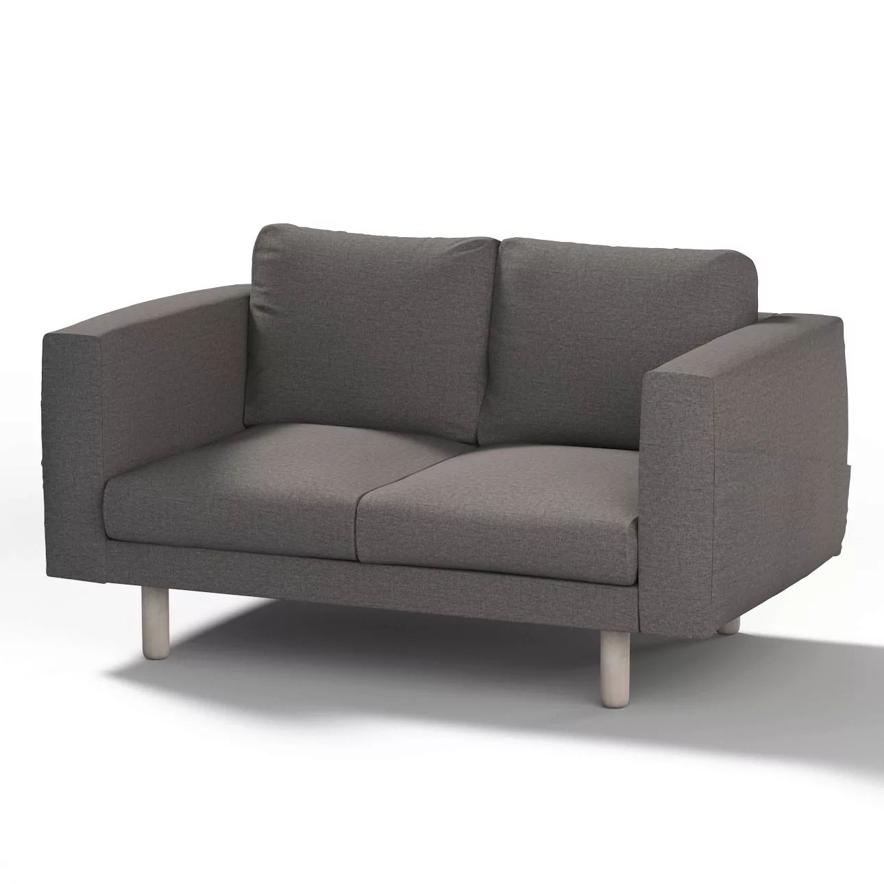 Bezug für Norsborg 2-Sitzer Sofa, dunkelgrau, Norsborg 2-Sitzer Sofabezug, günstig online kaufen