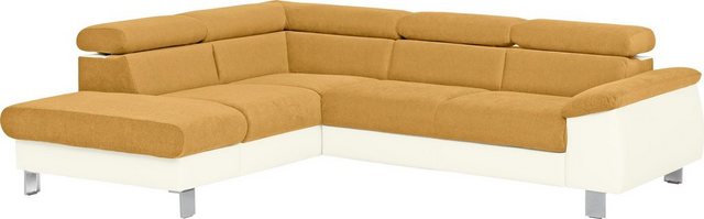 COTTA Ecksofa "Komaris L-Form", inklusive Kopf- bzw. Rückenverstellung, wah günstig online kaufen