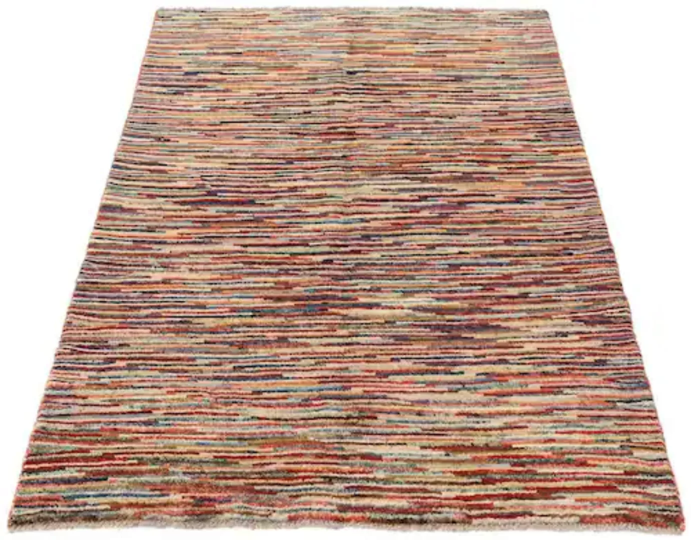 morgenland Wollteppich »Streifen Multicolore 166 x 118 cm«, rechteckig günstig online kaufen