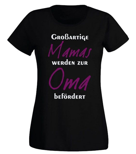 G-graphics T-Shirt Damen T-Shirt - Großartige Mamas werden zur Oma beförder günstig online kaufen