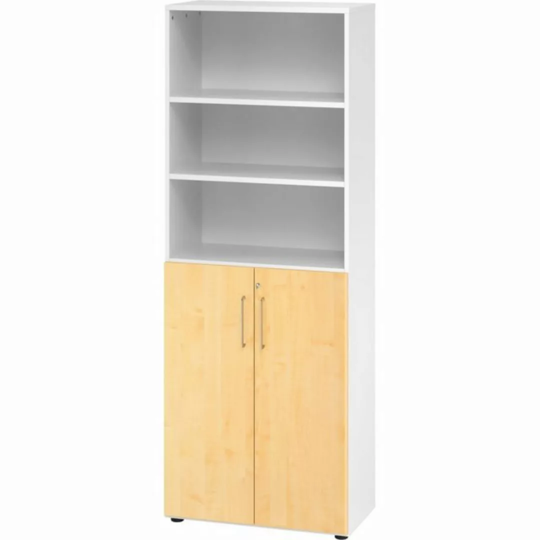 HAMMERBACHER Aktenschrank Schrank 6OH /3OH Türen BxTxH 80x42x215,6cm Griff günstig online kaufen