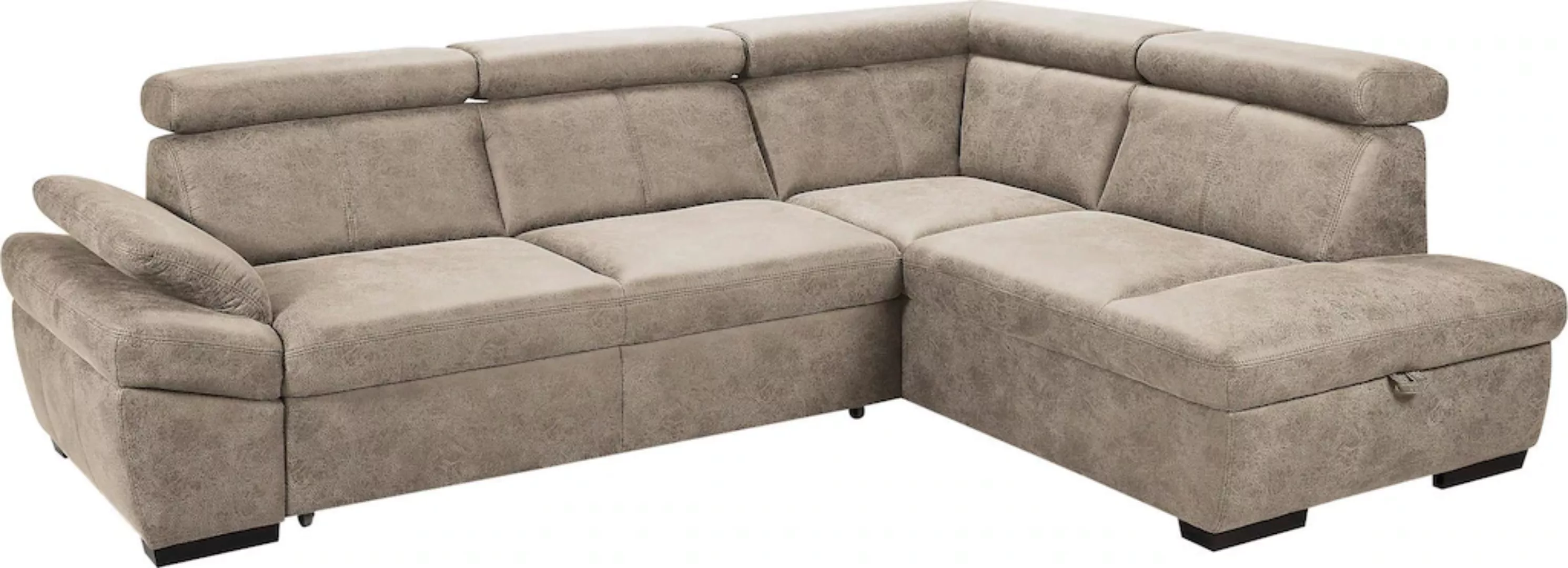 exxpo - sofa fashion Ecksofa »Salerno, klassisch modernes Funktionssofa, ho günstig online kaufen