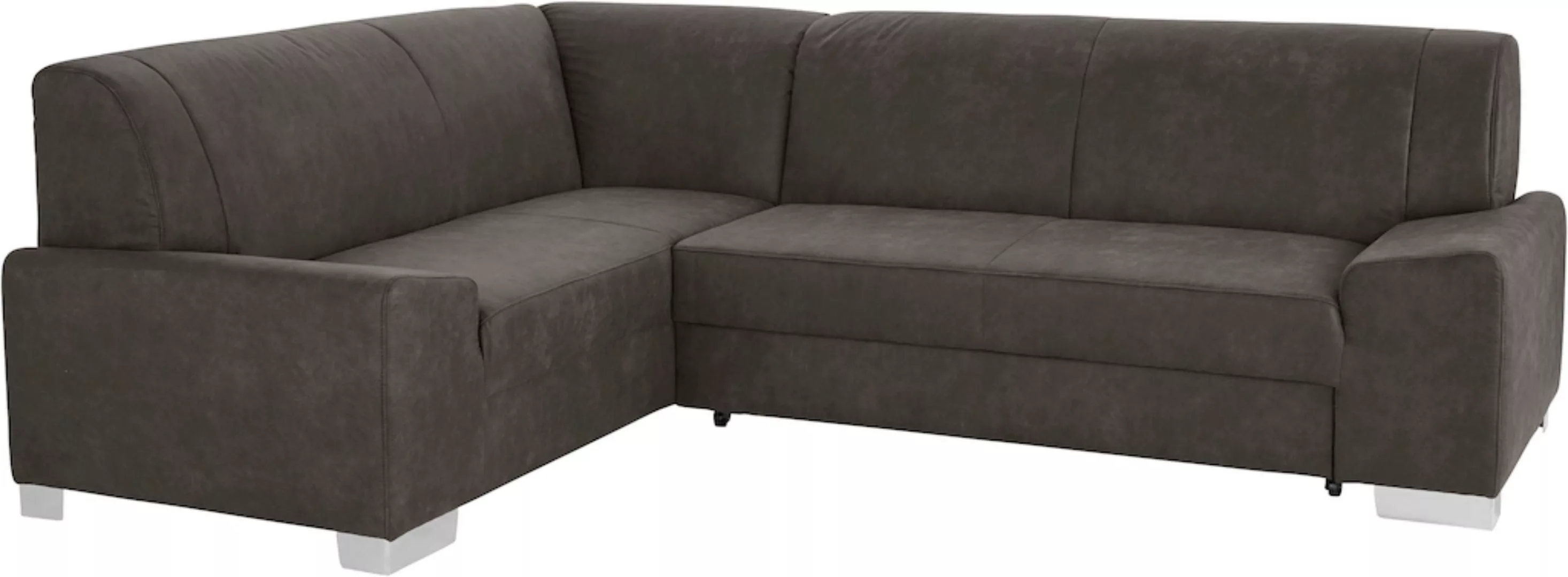 DOMO collection Ecksofa "Anzio L-Form", wahlweise mit Bettfunktion und Fede günstig online kaufen