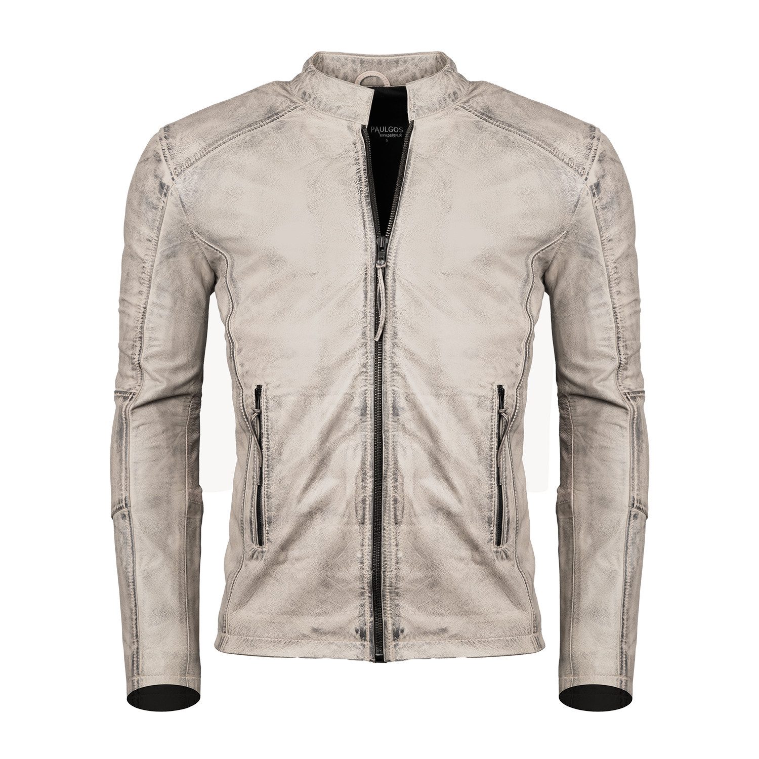 PAULGOS Lederjacke Herren Jacke Übergangsjacke Biker günstig online kaufen