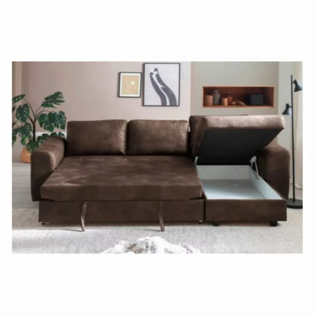 Deine Tante Emma Wohnlandschaft Couchgarnitur RISE Wohnlandschaft Sofa Brau günstig online kaufen