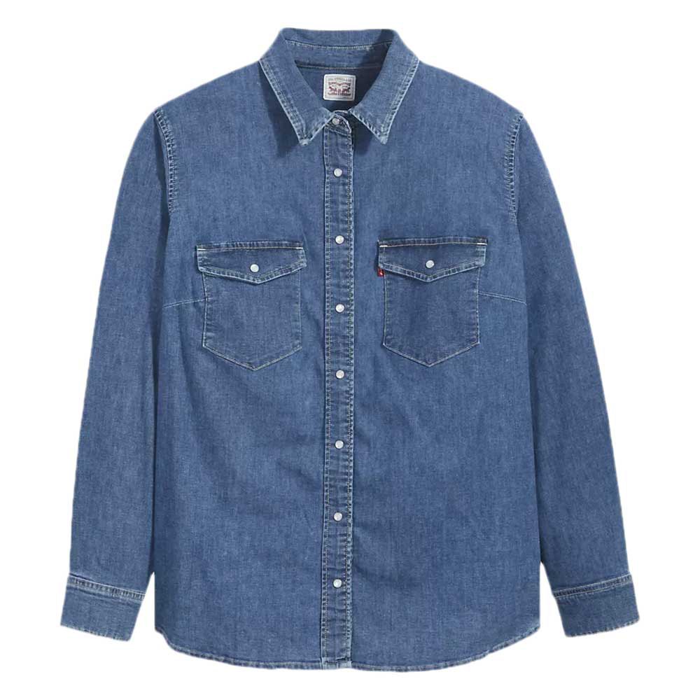 Levi's® Plus Jeansbluse ESSENTIAL WESTERN mit zwei Brusttaschen und Druckkn günstig online kaufen