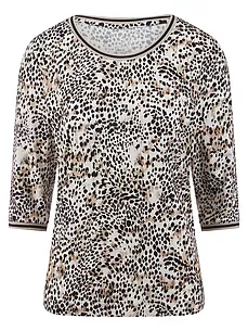 Rundhals-Shirt BASLER beige günstig online kaufen