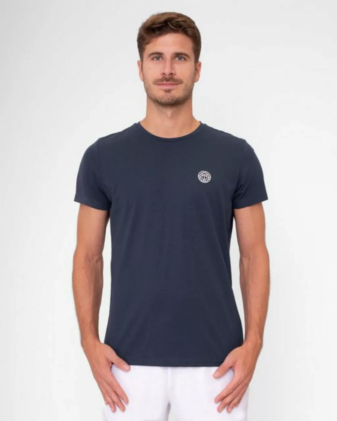 BIDI BADU Tennisshirt Crew Baumwollshirt für Herren günstig online kaufen