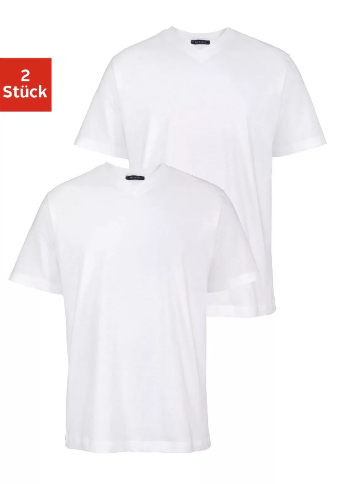 Schiesser Rundhalsshirt Single-Jersey American T-Shirt aus 100% supergekämm günstig online kaufen