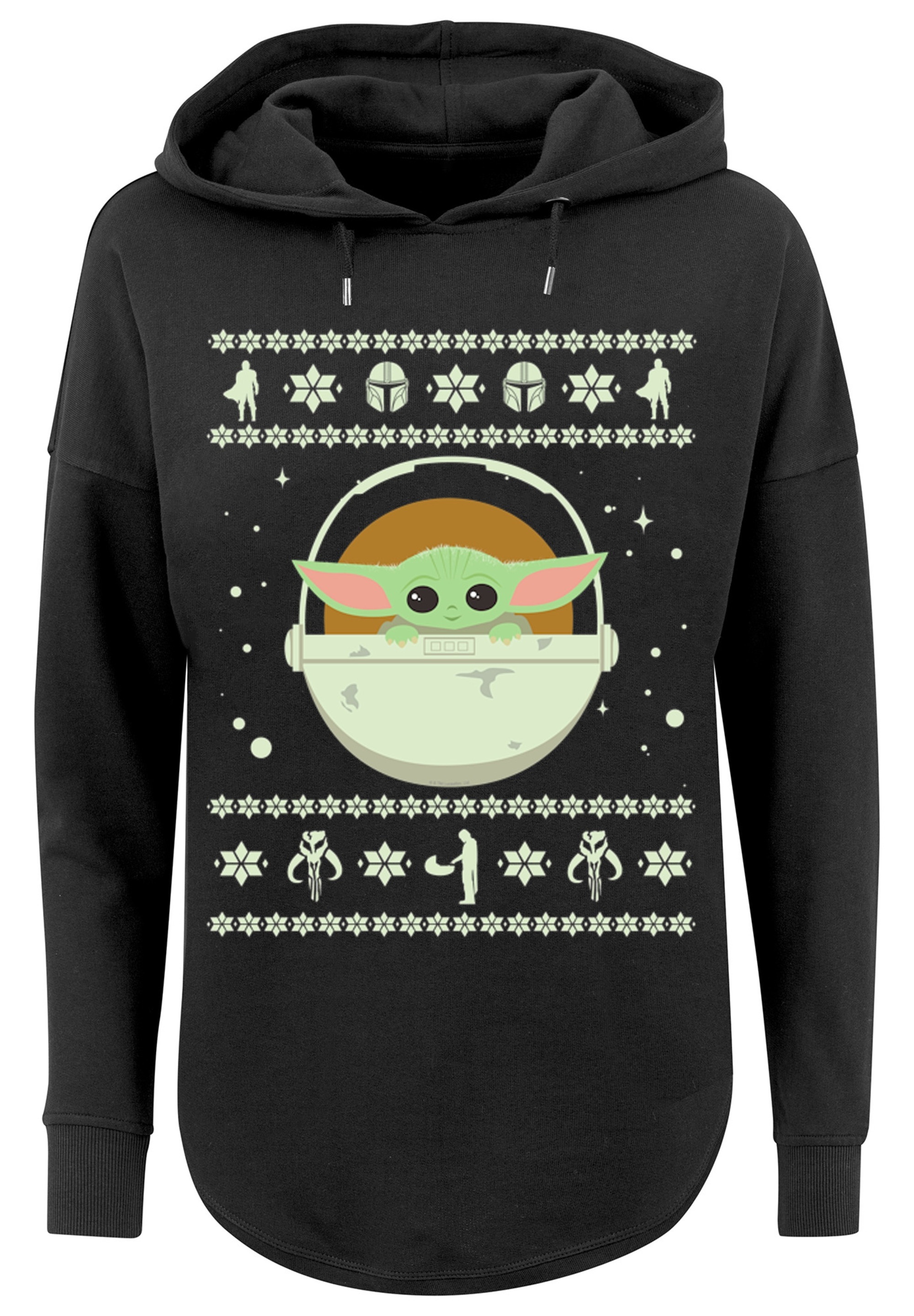F4NT4STIC Kapuzenpullover "Star Wars The Mundalorian Christmas", Print günstig online kaufen