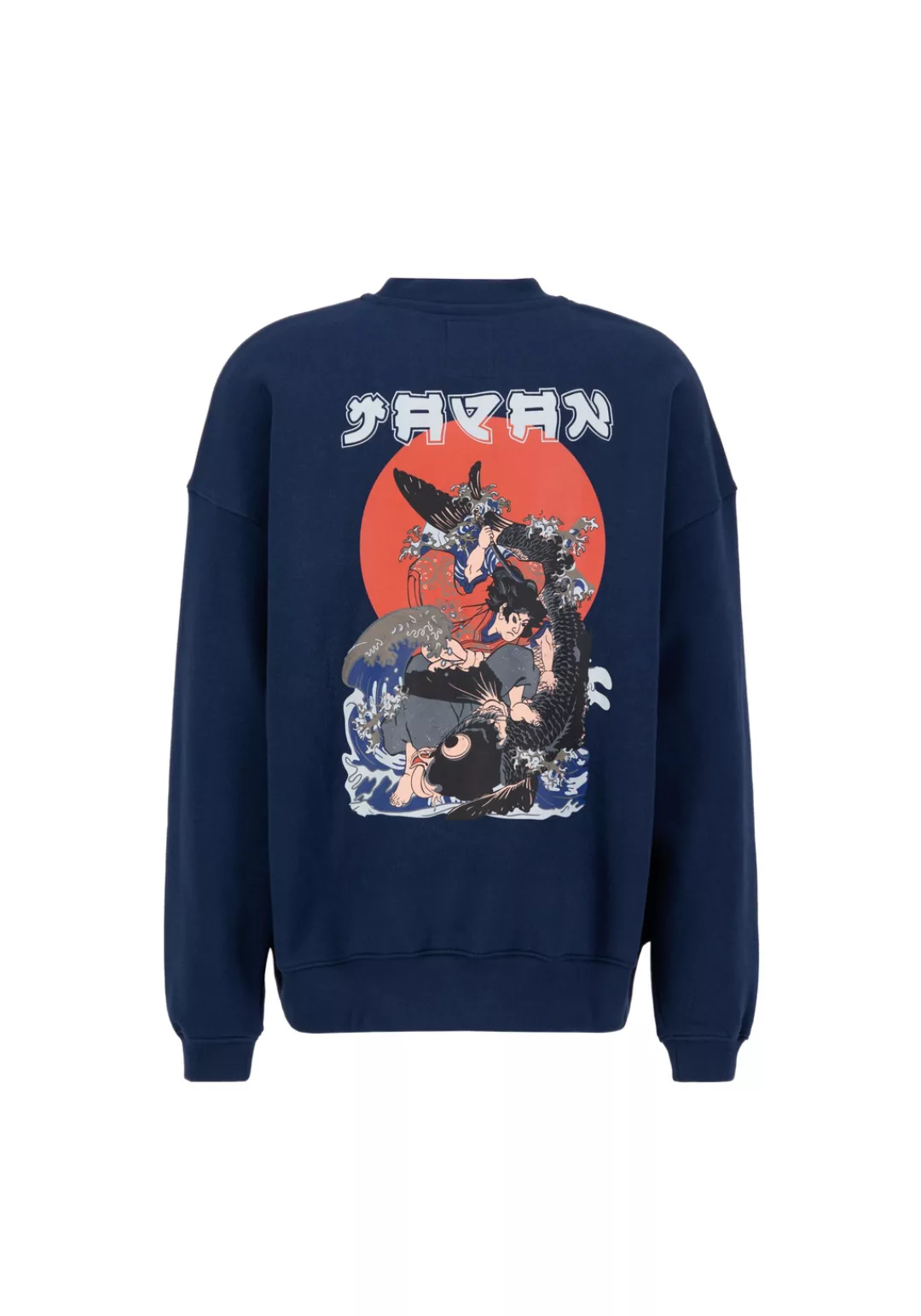 Alpha Industries Sweater "ALPHA INDUSTRIES Men - Sweatshirts Japan Wave War günstig online kaufen