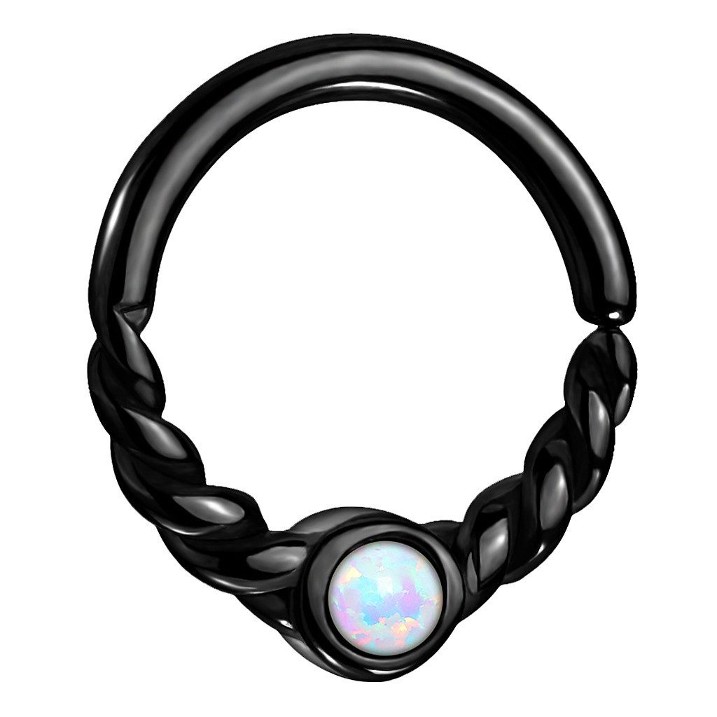 Taffstyle Nasenpiercing Septum Tragus Ring Oval günstig online kaufen