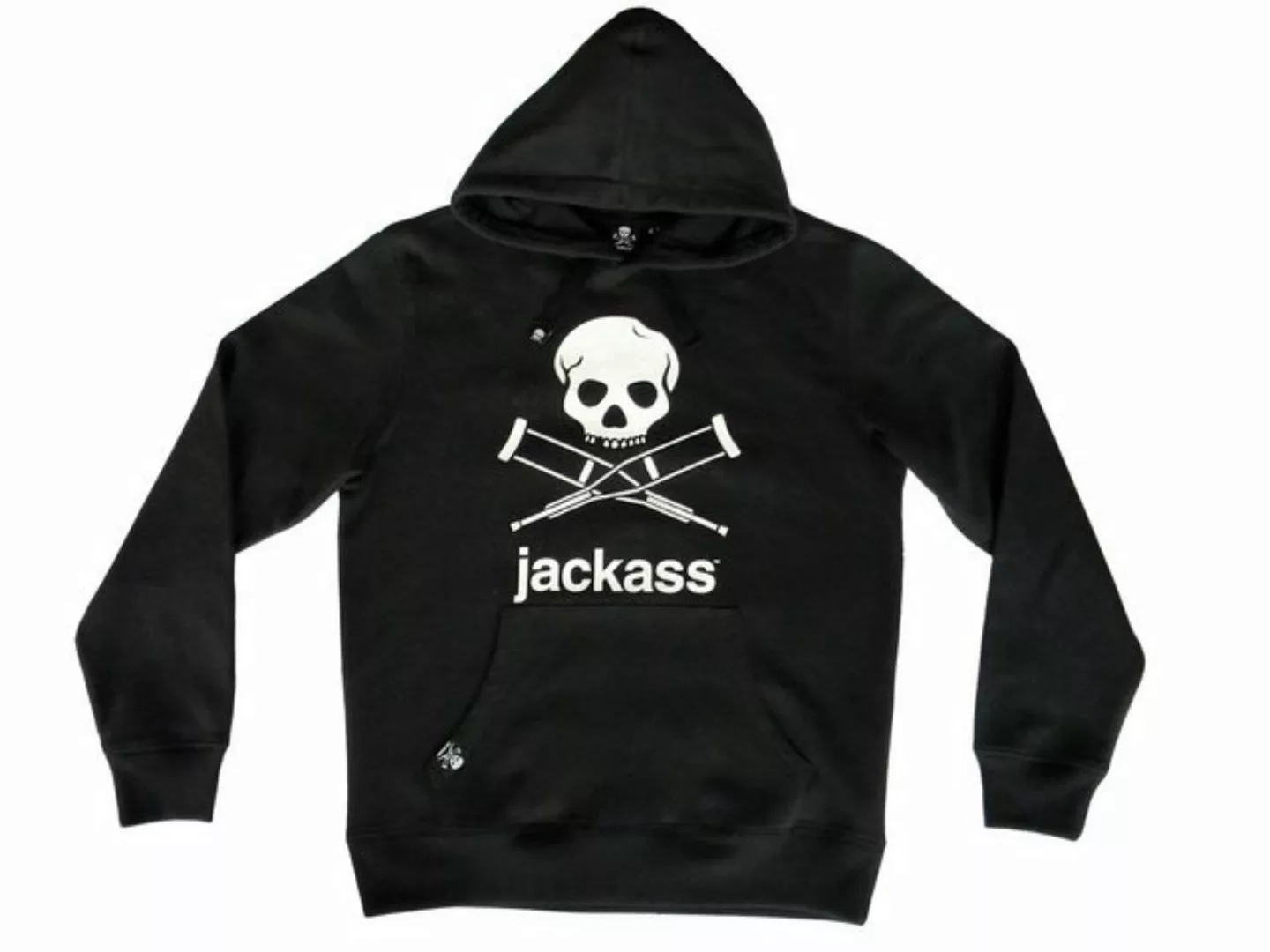 jackass Kapuzensweatshirt Jackass, Hoodie, Classic Skull, Schwarz, Herren ( günstig online kaufen