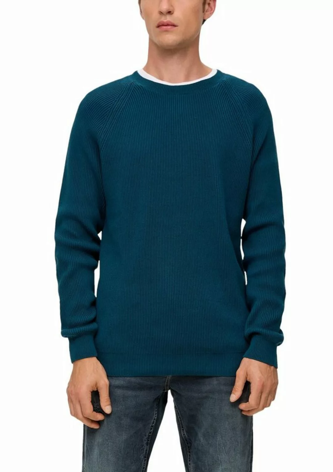 s.Oliver Strickpullover in feiner Rippoptik günstig online kaufen