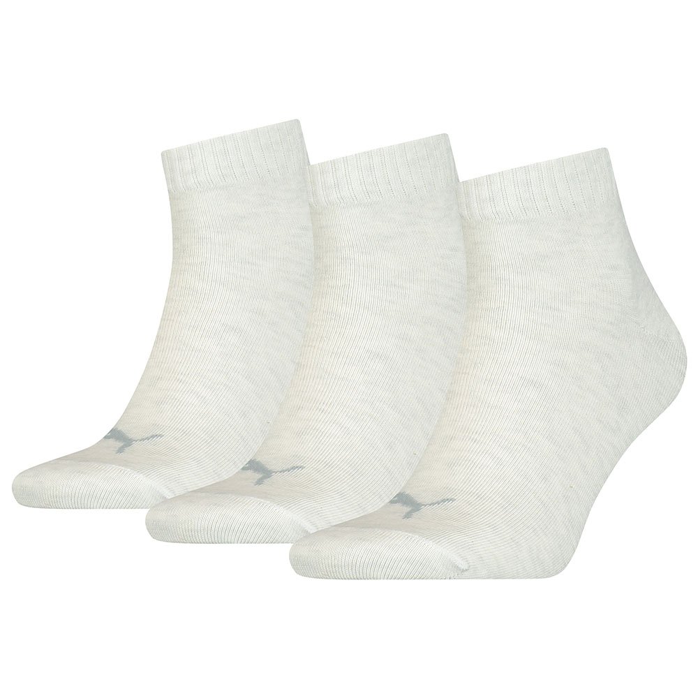 Puma Quarter Plain Socken 3 Paare EU 35-38 Oatmeal günstig online kaufen