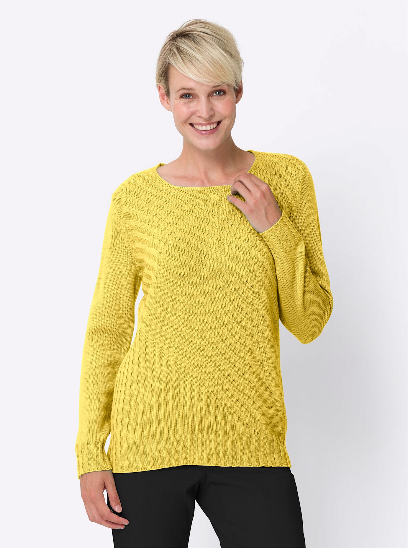 Classic Basics Strickpullover "Langarm-Pullover" günstig online kaufen