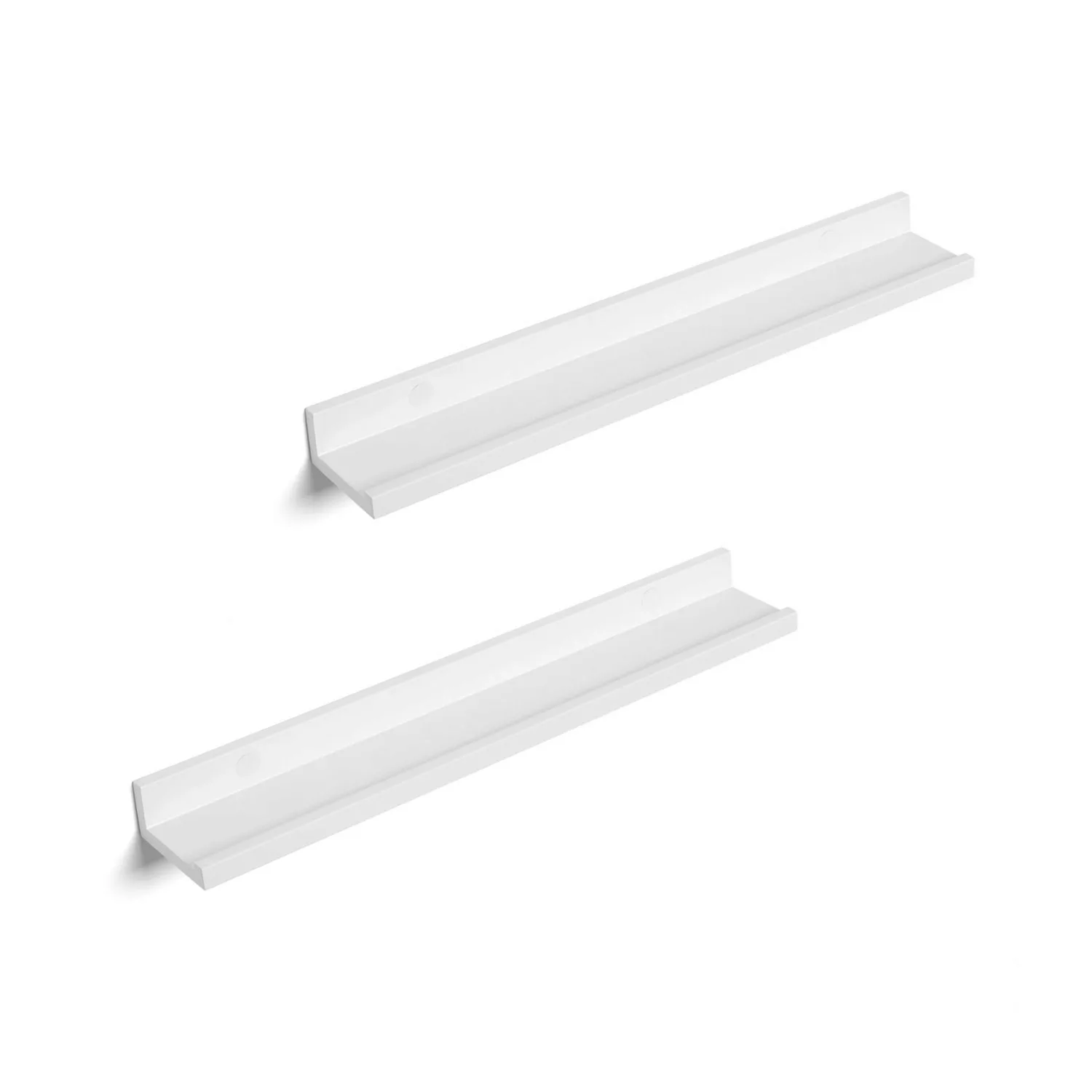 Songmics Schweberegal 2er Set 10 cm x 60 cm Weiß günstig online kaufen