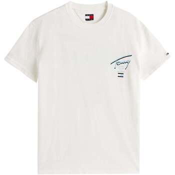 Tommy Jeans  T-Shirt City Graphic T-Shirt Ecru günstig online kaufen