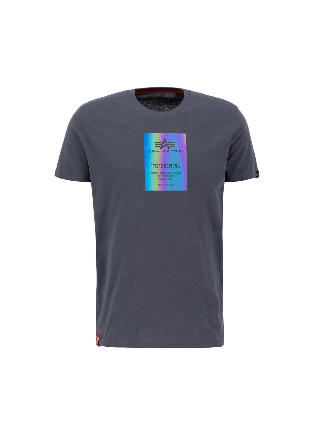 Alpha Industries T-Shirt "Rainbow Reflective Label T-Shirt T-Shirt" günstig online kaufen