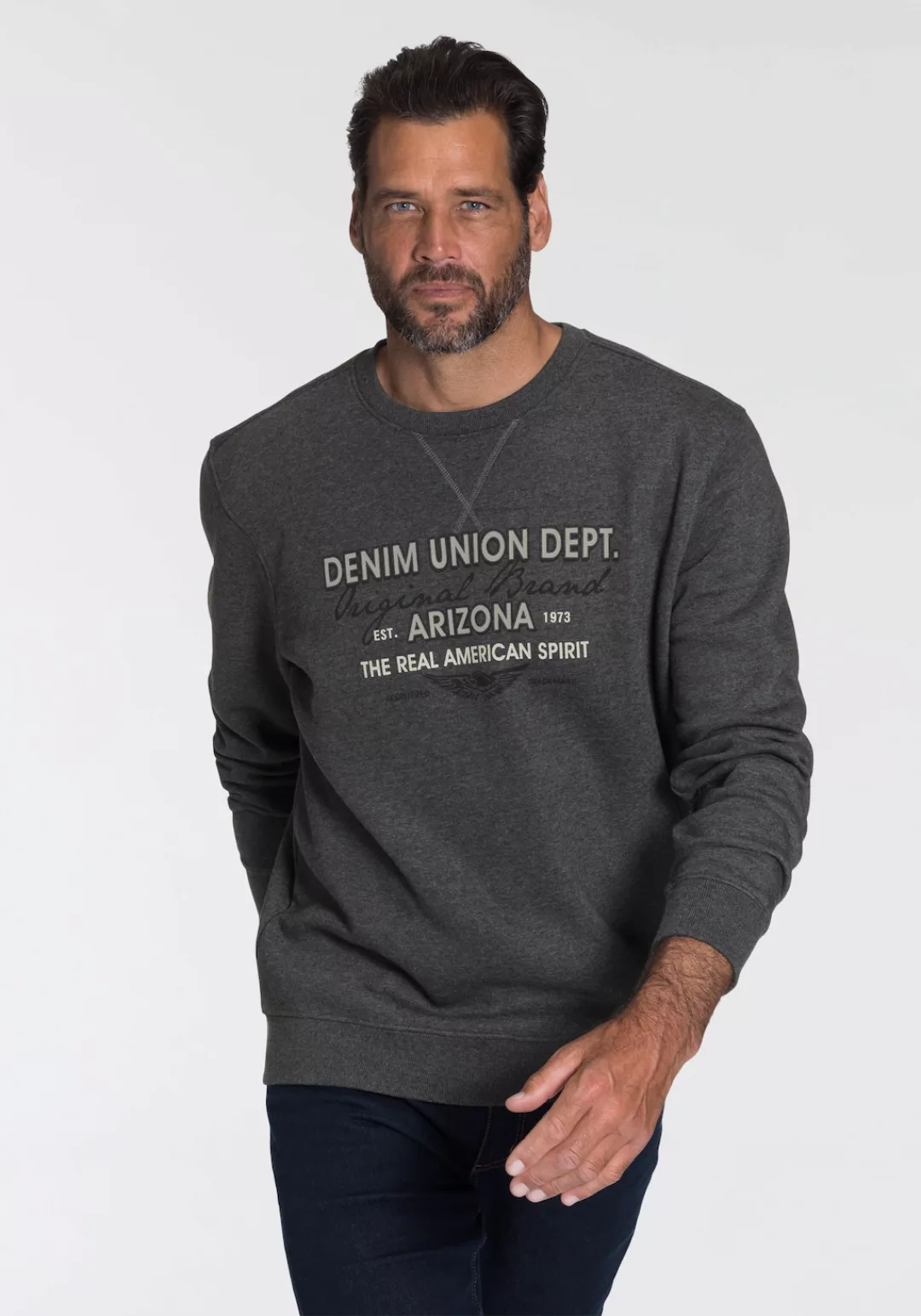 Arizona Sweatshirt, mit modischem Print günstig online kaufen