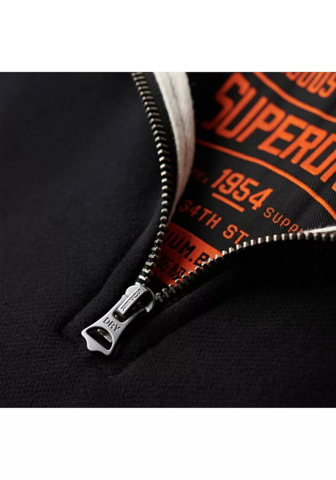 Superdry Sweatshirt "ESSENTIAL LOGO HENLEY" günstig online kaufen