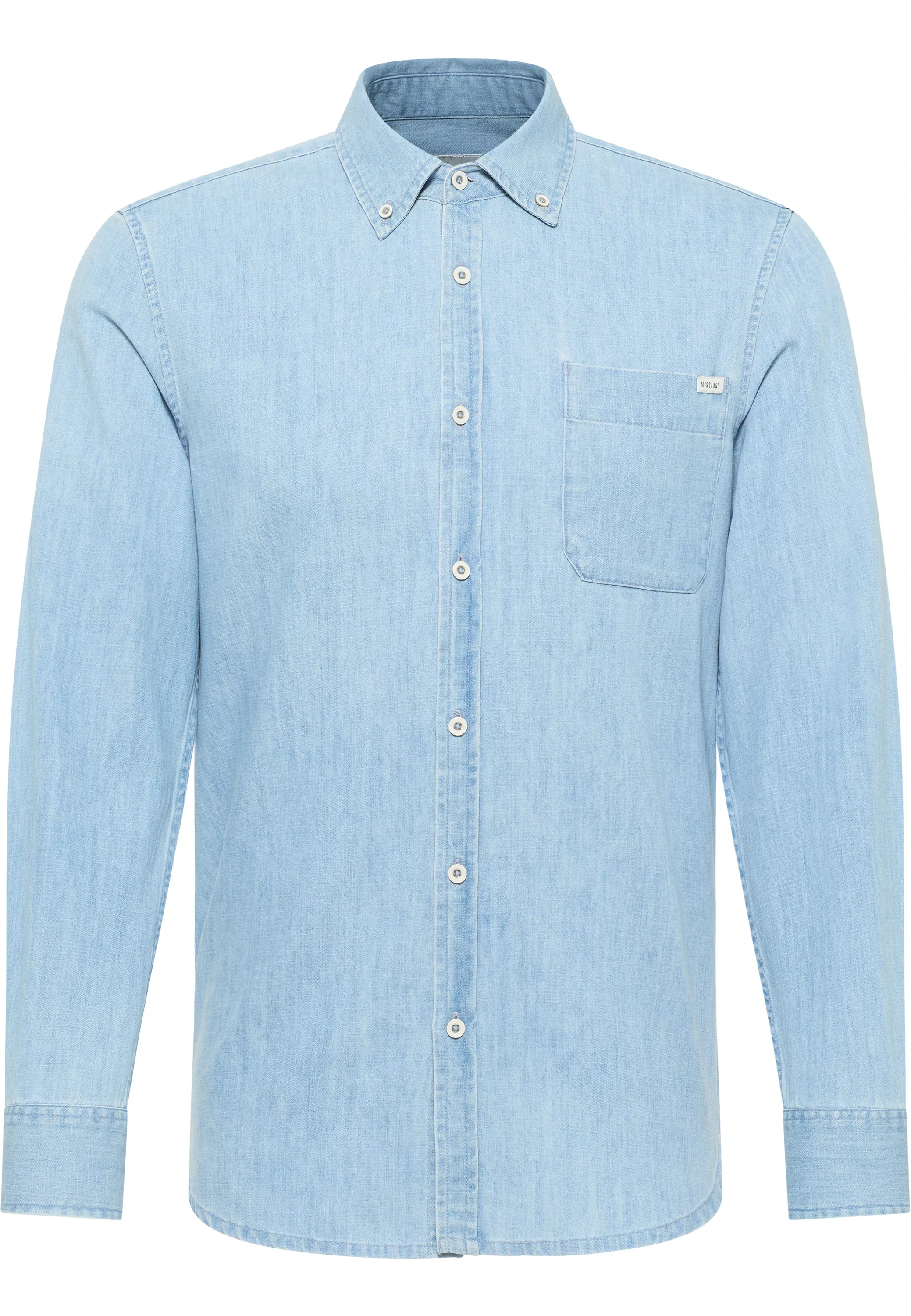 MUSTANG Langarmhemd "Herren Style Cullman" günstig online kaufen