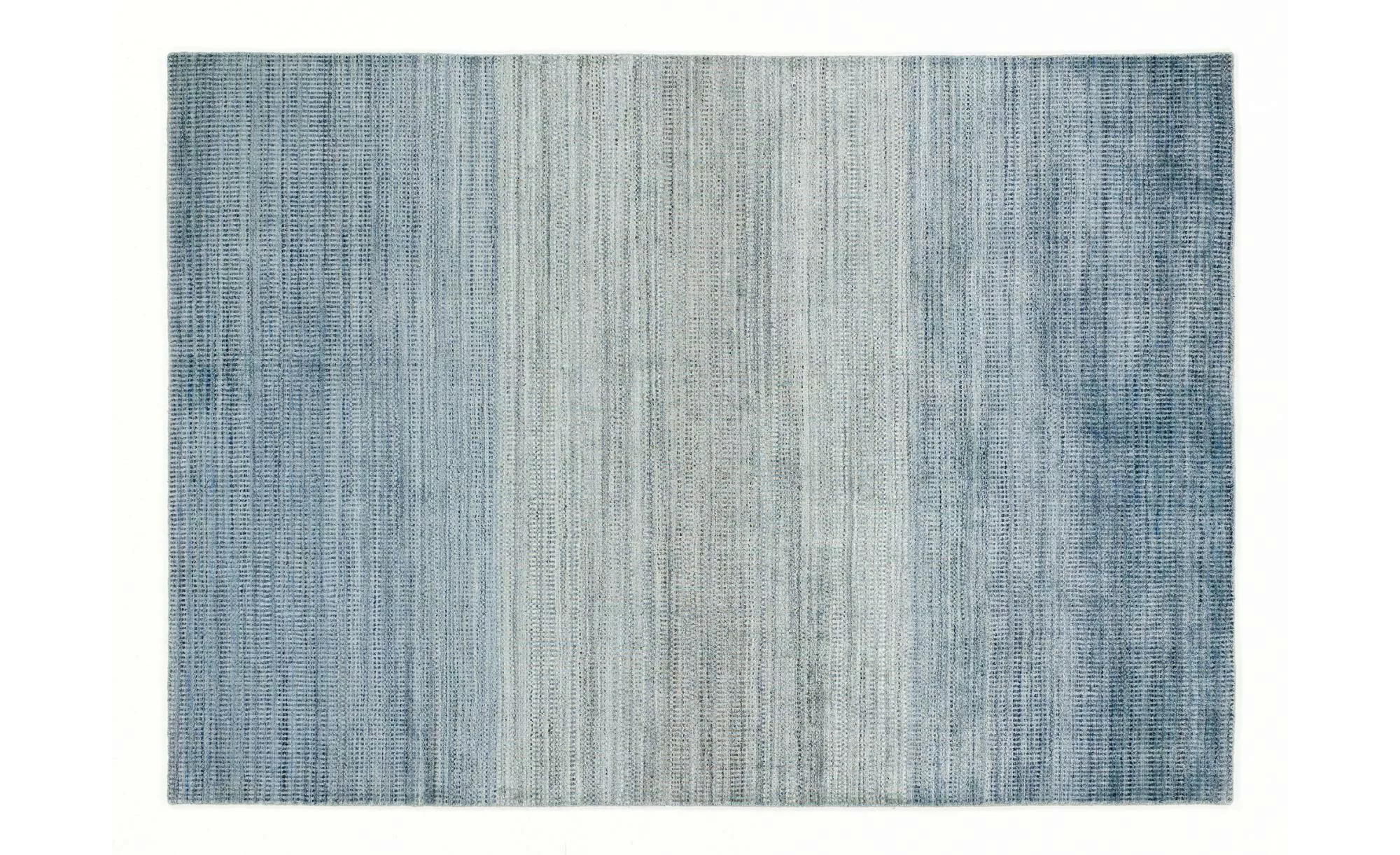Teppich ¦ blau ¦ Wolle ¦ Maße (cm): B: 120 H: 0,7 Teppiche > Wohnteppiche - günstig online kaufen
