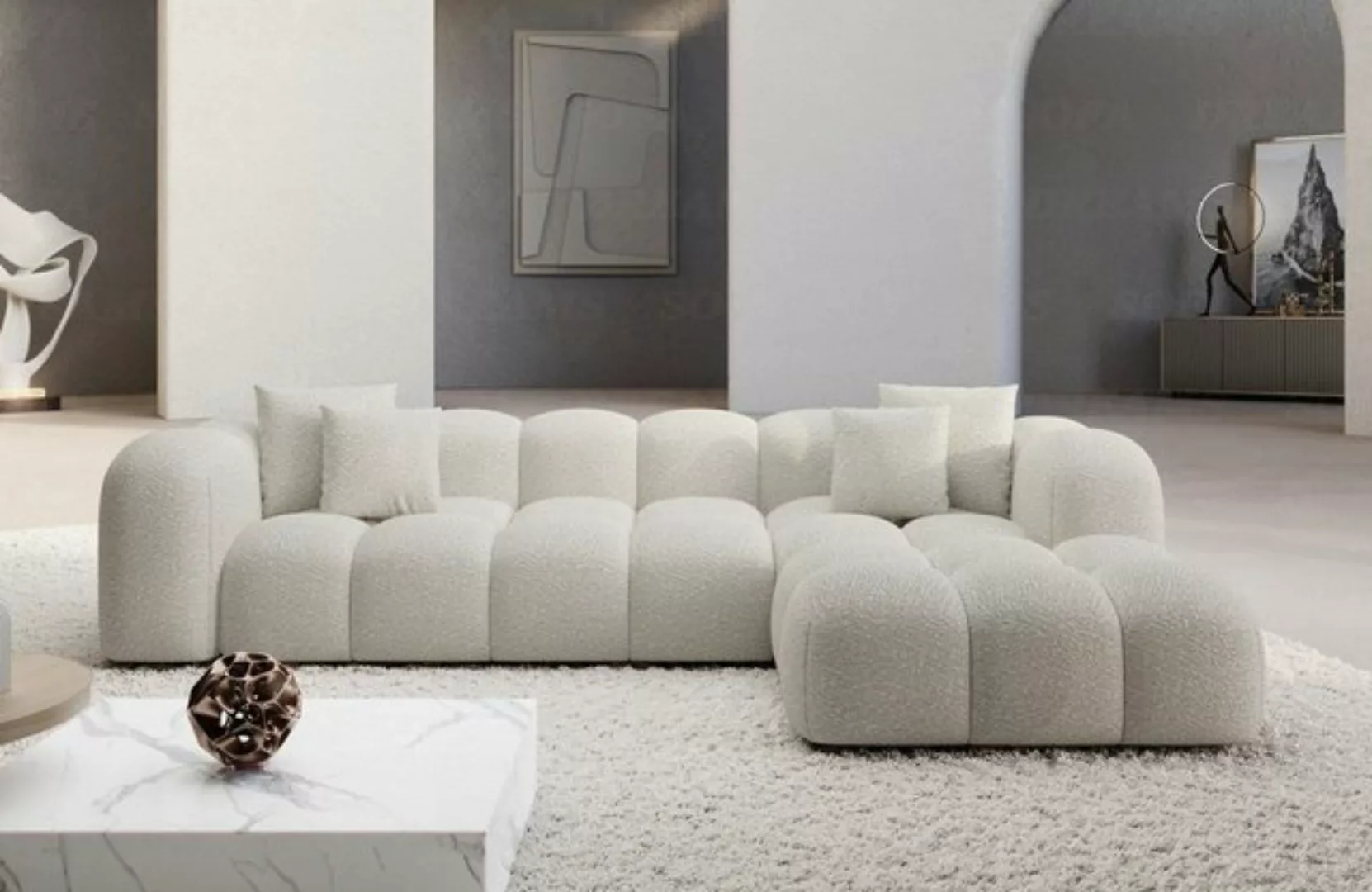 Sofa Dreams Ecksofa Stoffsofa Eckcouch Polster Eck Sofa Formentera L Form k günstig online kaufen