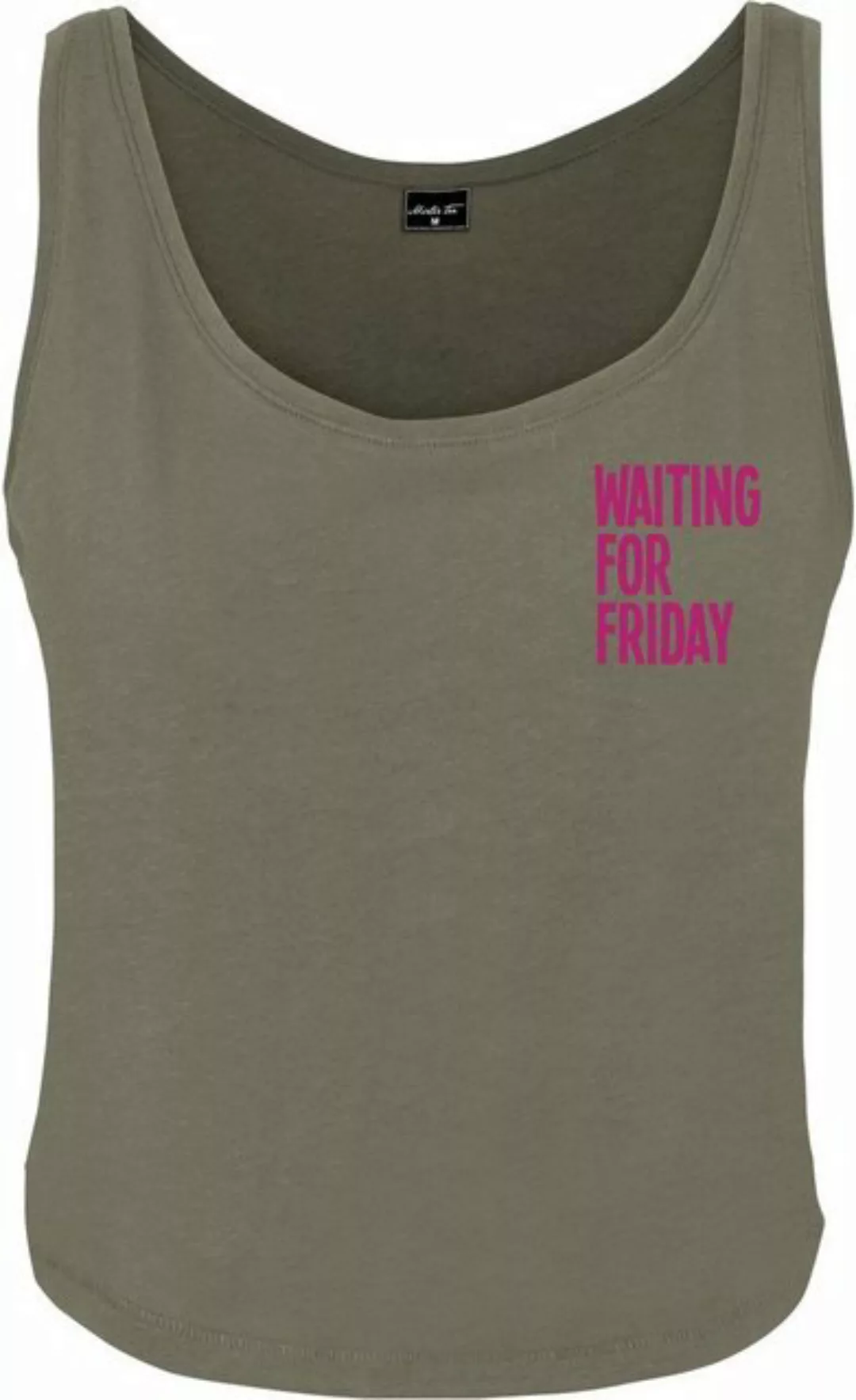 MisterTee Muskelshirt "MisterTee Damen Ladies Waiting For Friday Box Tank" günstig online kaufen