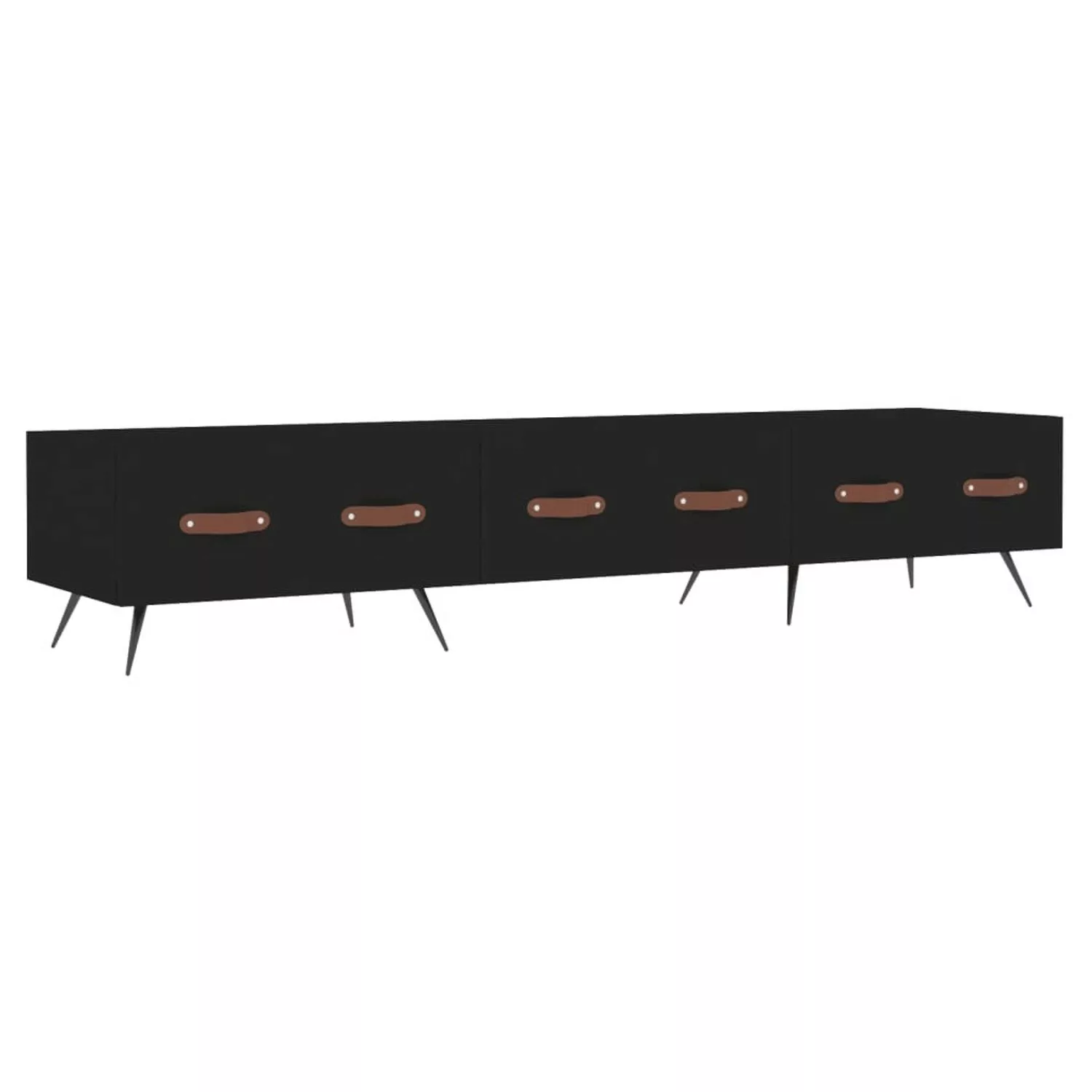 VidaXL TV-Schrank Schwarz 150x36x30 cm Holzwerkstoff  Modell 6 günstig online kaufen