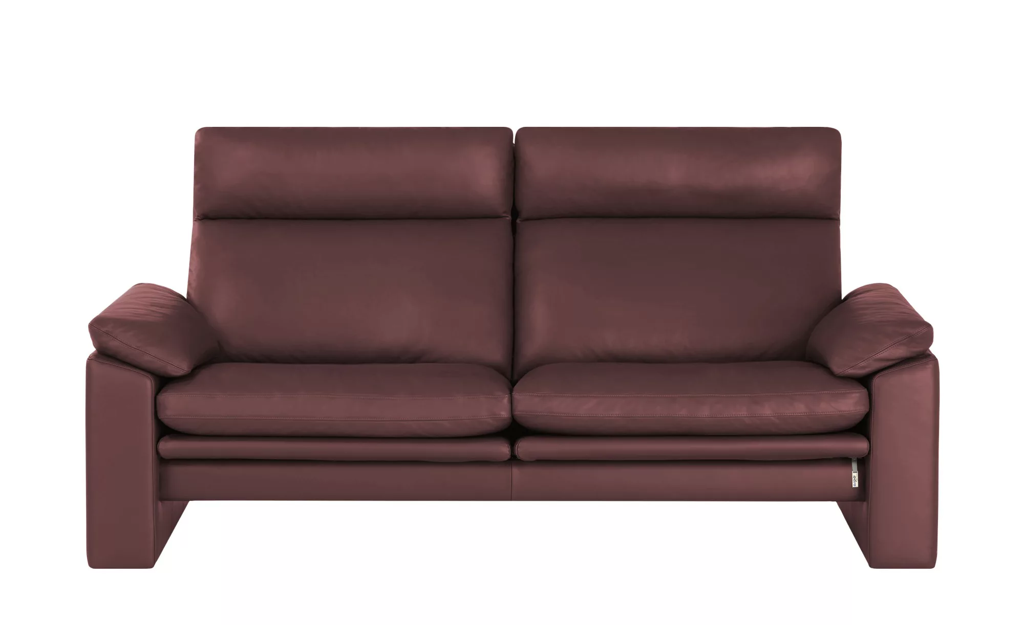 erpo just relax Ledersofa mit Relaxfunktion JR960 Bari ¦ rot ¦ Maße (cm): B günstig online kaufen