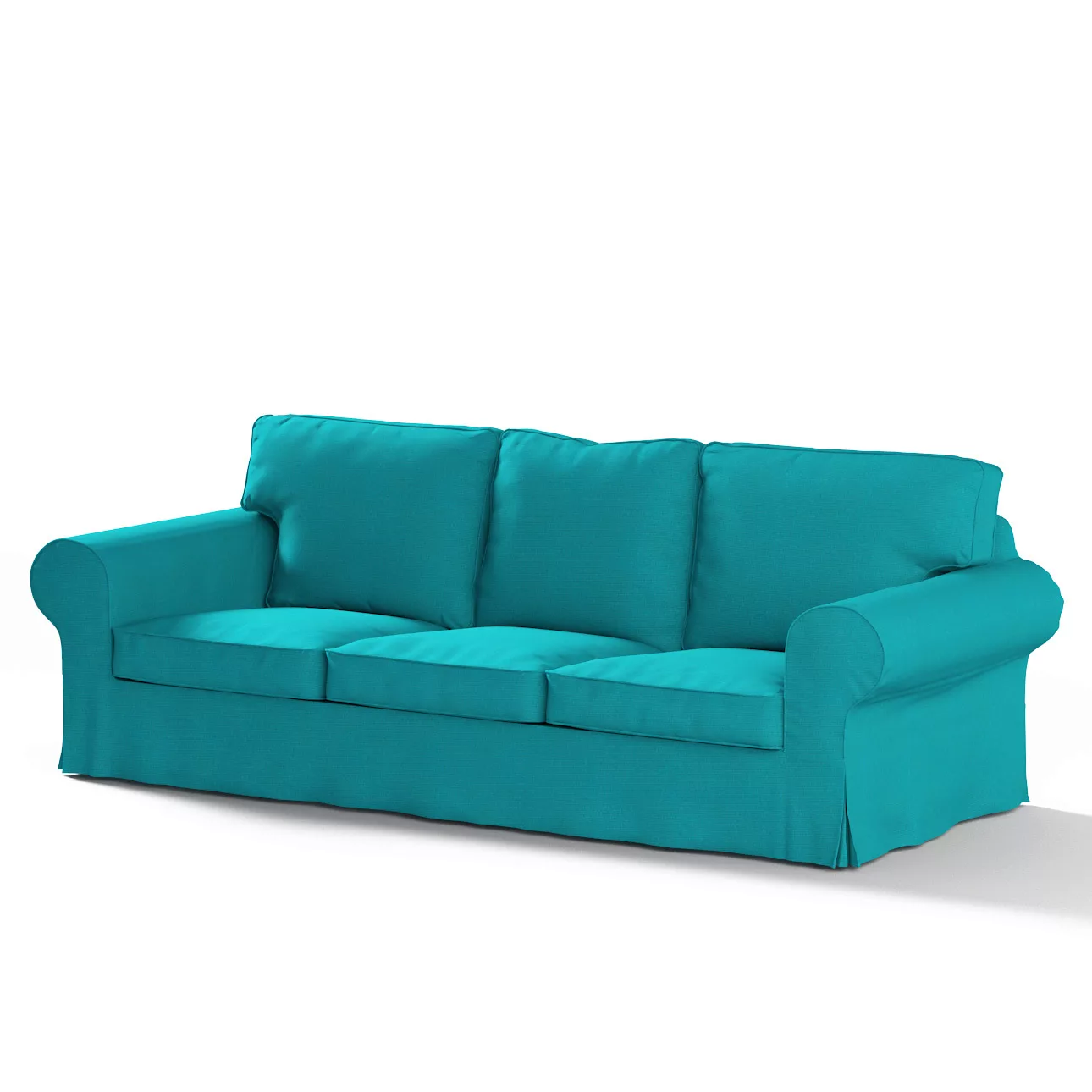 Bezug für Ektorp 3-Sitzer Schlafsofa, neues Modell (2013), türkis, 40cm x 3 günstig online kaufen