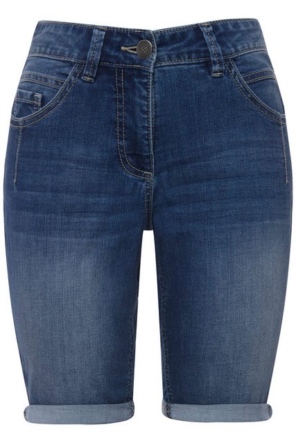 Laurasøn Regular-fit-Jeans Jeans-Shorts 5-Pocket Elastikbund günstig online kaufen