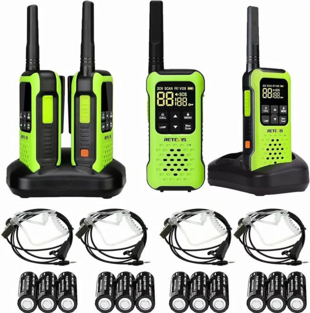 Retevis Walkie Talkie RT45,Aufladbar USB Lizenzfrei 16 Kanäle,VOX Taschenla günstig online kaufen