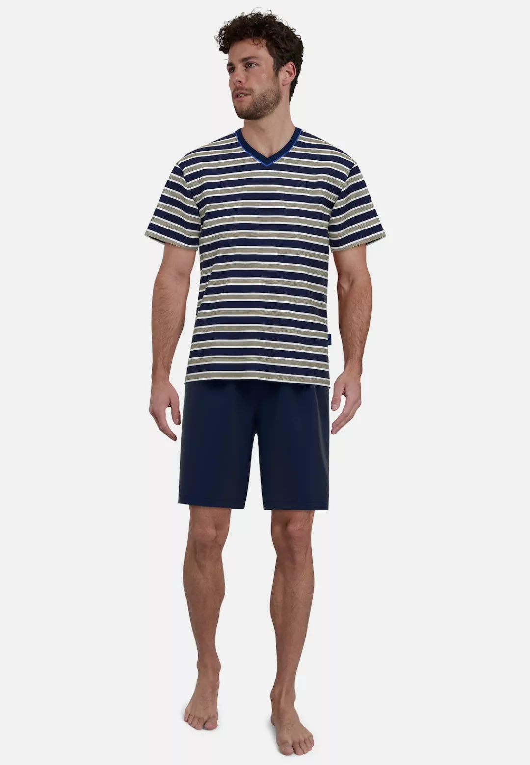 GÖTZBURG Shorty "Waterford", (2 tlg.), Kurzarm, V-Ausschnitt, kurze Hose, B günstig online kaufen