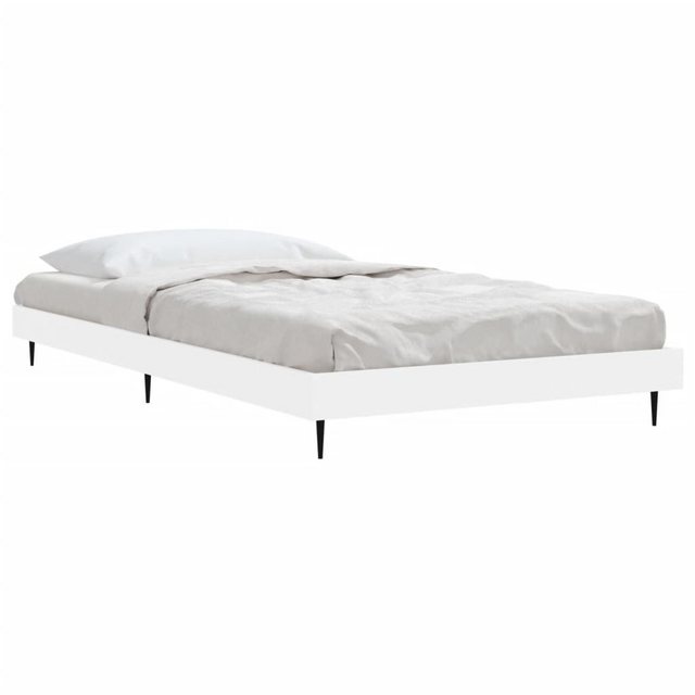 vidaXL Bett Bettgestell Weiß 90x200 cm Holzwerkstoff günstig online kaufen