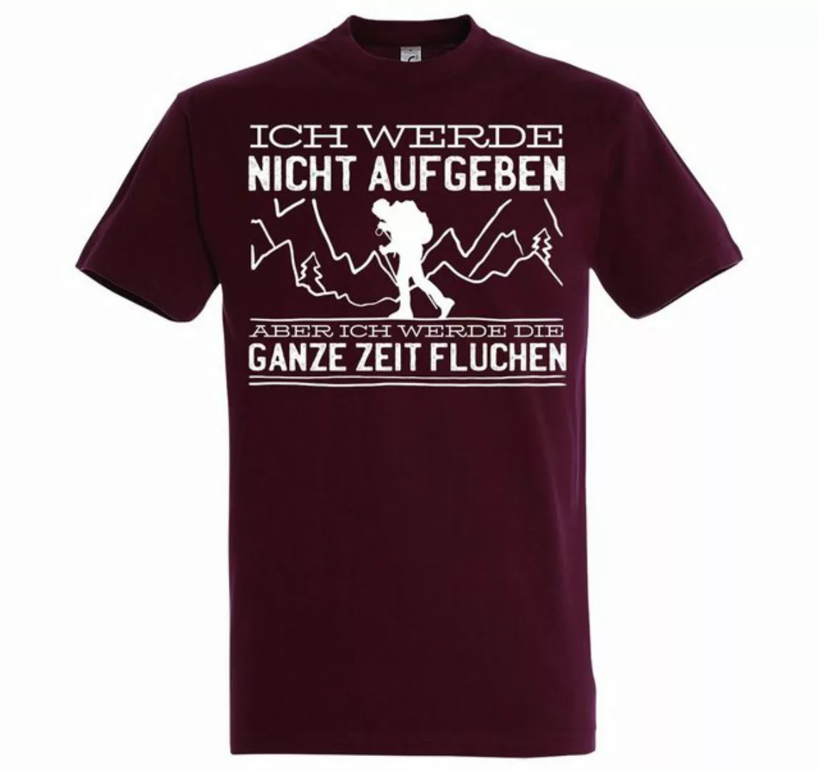 Youth Designz T-Shirt Nicht Aufgeben Wandern Herren T-Shirt mit Trendigem F günstig online kaufen